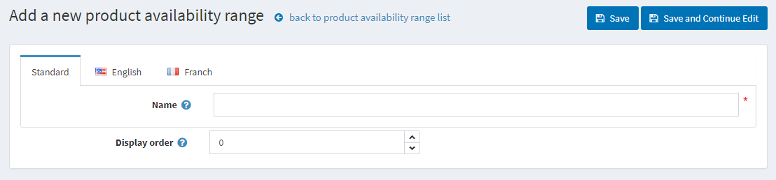 Add new availability ranges