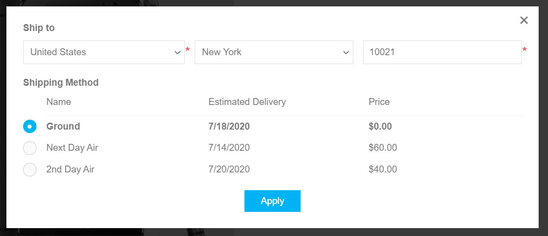 Estimation USA